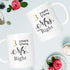 3 Year Anniversary Coffee Mugs Set
